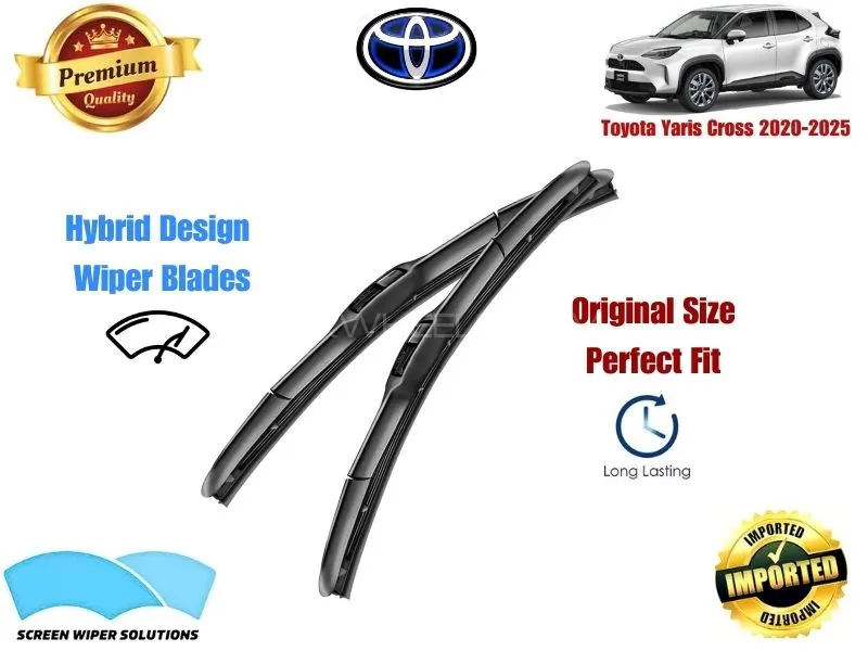 Toyota Yaris Cross 2020-20258 Aero Design Soft Wiper Blade set - Premium Quality Image-1