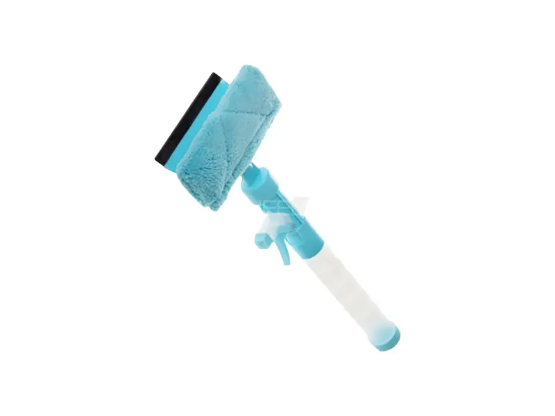 Zingfix 2-in-1 Window Cleaner with Spray Bottle & Double-Sided  Glass Wiper Image-1
