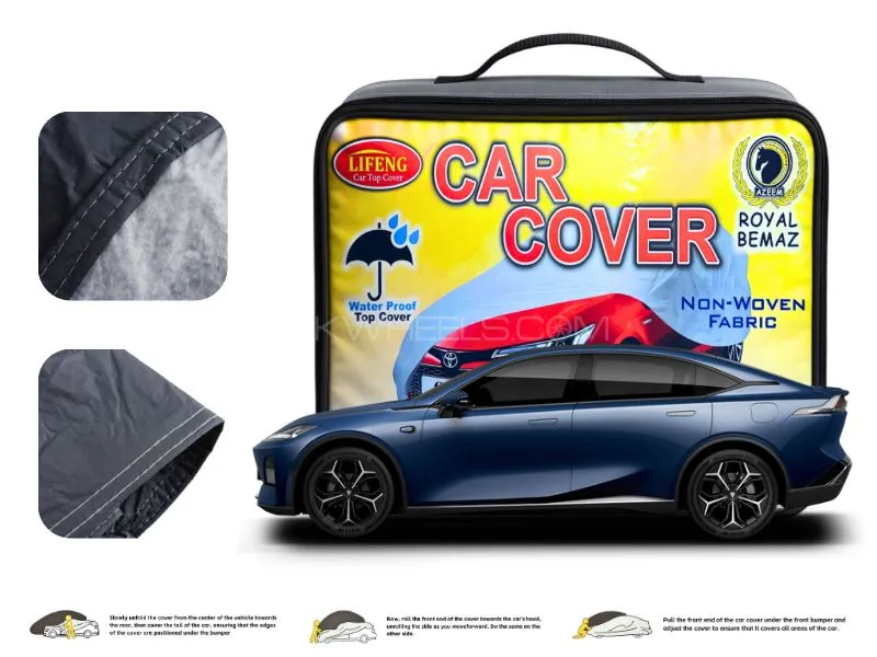 Changan Deepal L07 Double Coated PVC With Cotton Car Cover Image-1