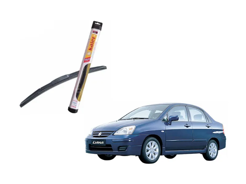 Kaier 100% Rubber Wiper Blades for Suzuki Liana | All-Weather Performance (Pair) Image-1