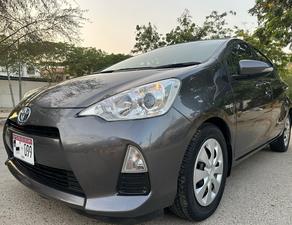 TOYOTA AQUA S PUSH START MULTI PACKAGE TOP OF THE LINE (1500cc)
Model 2013 || Registered 2016 end
Gun metallic  Color
Beige Interior 
Only Half Fender Repainted Rest 100% Full Original Paint 
88,000 km driven
Push start 
Climate control A/c
Multi Steering
Original TV back camera
100% BATTERY AND ABS  
Interior is as crispy as new 
Extremely good condition 
Just like a brand new car
EXCHANGE POSSIBLE WITH ANY CAR
 
For inspection
Available at SUPREME CARS
Plot # 151/F,Under Imam heights,Shop no.1&2, Main Khalid Bin Walid Rd, Karachi, Sindh 75400

|  Premium Cars  |  Best Prices  |  Optimum Performance | 
#supremecarsgang