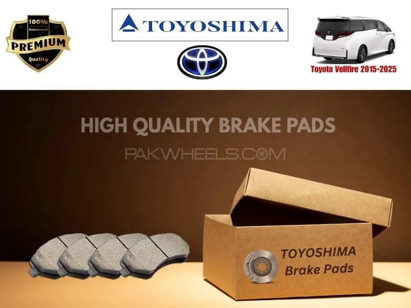  Toyota Vellfire 2015-2025 Toyoshima Front Brake Pads - High Quality Image-1