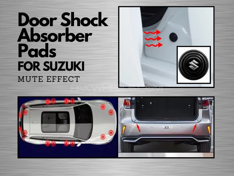 10 Pcs Door Shock Absorber Pads Buffer Bumper Pads Shock Absorption Sound Insulation Rubber Suzuki Image-1