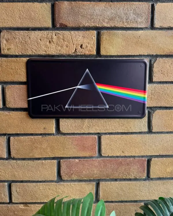 Pink Floyd Metal Licence Plate Image-1