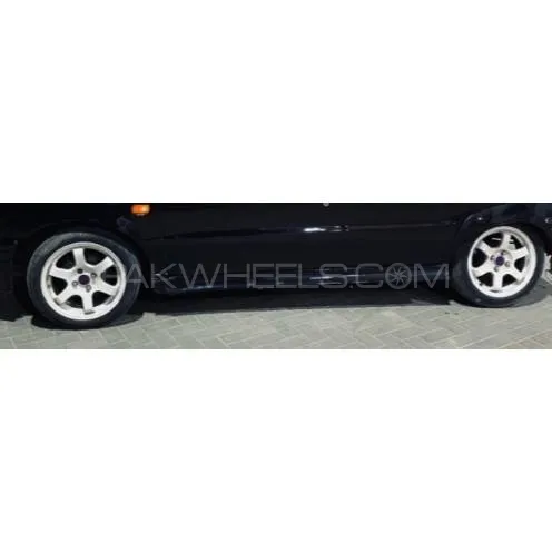 Rays TE37 alloy rims with tyres. Image-1