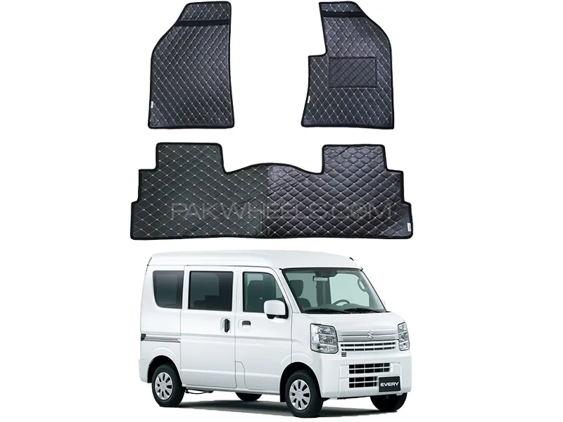 Suzuki Every 7D Floor Mat ( Flat Style ) - Model 2016-2025 | Fully Customized 7D Floor Mat Image-1