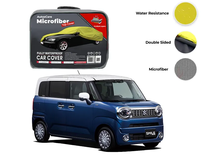 Suzuki Wagon R SMILE Microfiber Car Top Cover - Model 2021-2025 Image-1