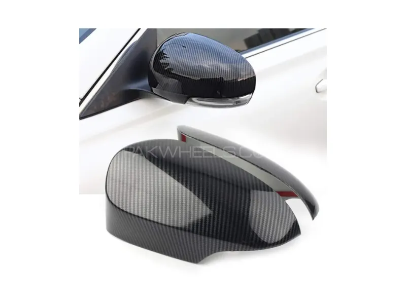 Toyota Corolla 2015–2025 Side Mirror Covers | Carbon Fiber Look | Sporty Finish Image-1