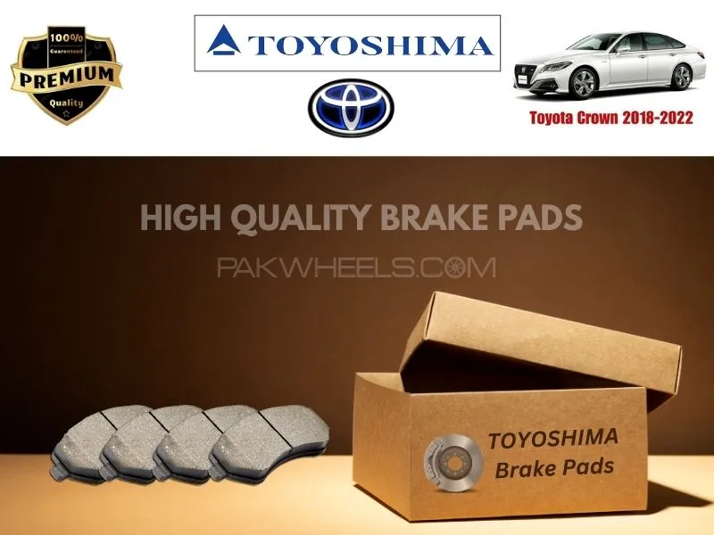 Toyota Crown 2018-2022 Toyoshima Front Brake Pads - High Quality Image-1