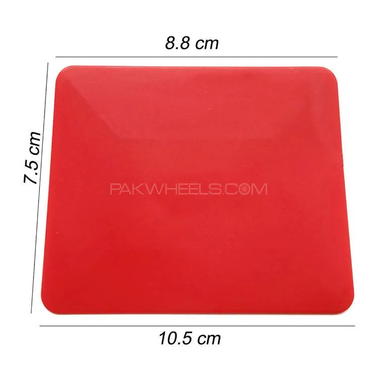 3Pcs Trapezoidal Soft Hard Card Squeegee Car Vinyl Installing Tool Set Edge Scrapper Image-1