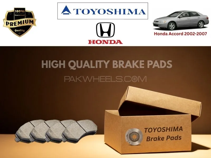 Honda Accord 2002-2007 Toyoshima Front Brake Pads - High Quality Image-1