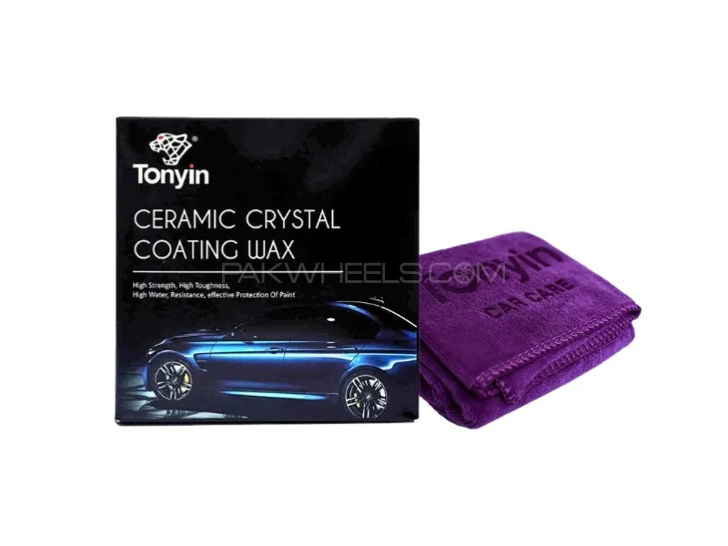Tonyin Ceramic Crystal Coating Wax 200G With Tonyin Microfbre Cloth Image-1