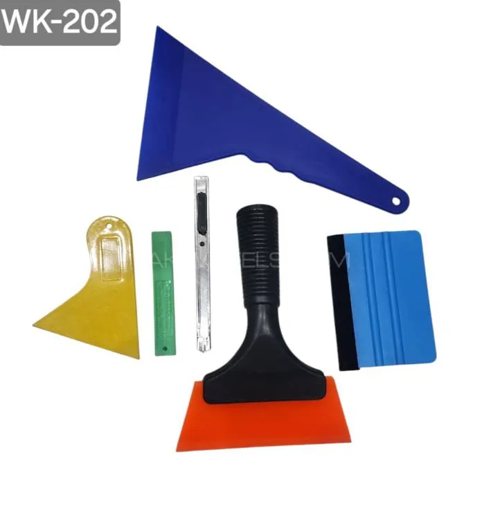 Wrapping Tool Kit Sticker Wrap Kit 6pcs Wrap Kit With Bigg Wiper Image-1