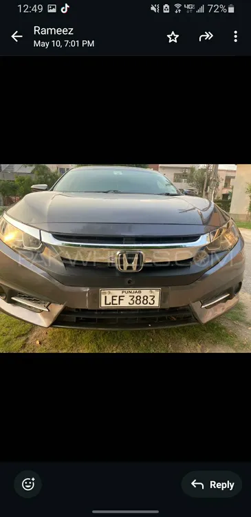 Honda Civic 2016 for Sale in Lahore Image-1