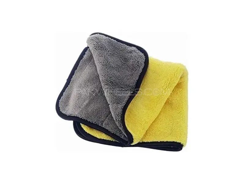 Microfiber Towel 800GSM – 40x40CM | Heavy-Duty Bike & Car Cleaning Cloth  Image-1