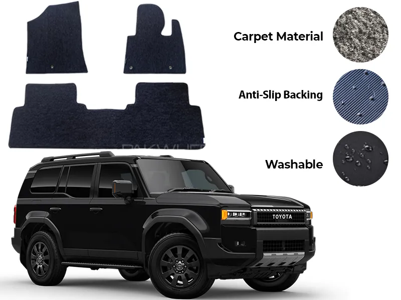 Toyota Land Cruiser LC250 Genuine Fitting Carpet Floor Mat 3PCS - Model 2025 Image-1