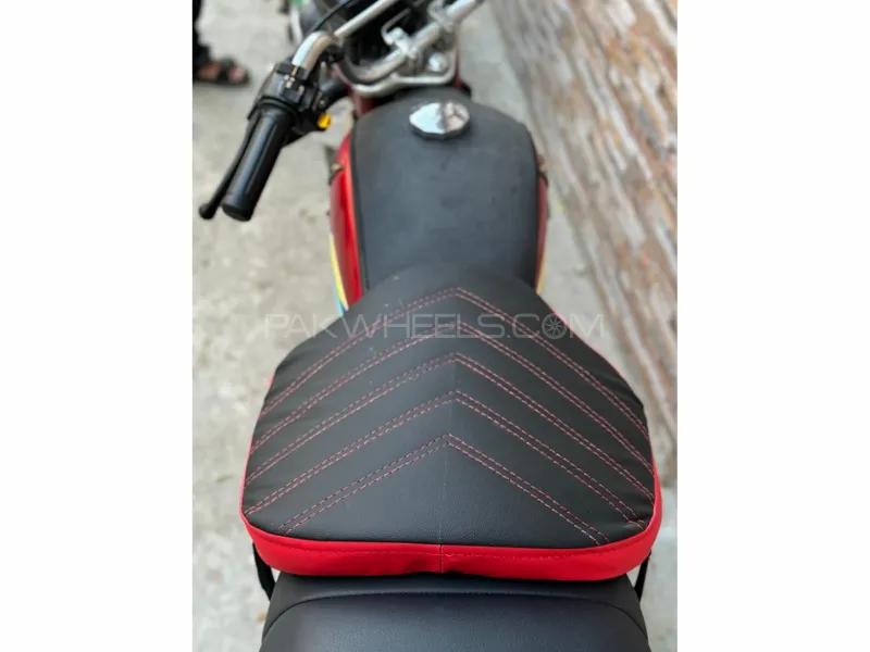 RoadMaster Red-Stitch Waterproof Bike Seat Cushion – Comfortable Long Travel Motorcycle Seat Cover Image-1