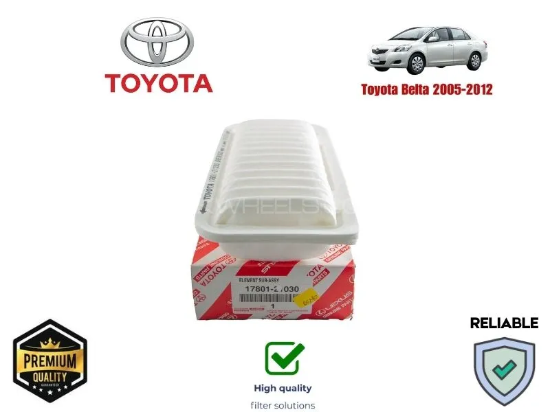 Toyota Belta 2005-2012 Air Filter Premium Quality Image-1