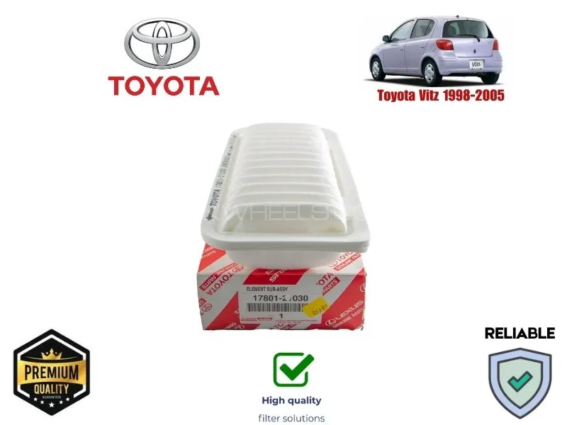 Toyota Vitz 1998-2005 Air Filter Premium Quality Image-1