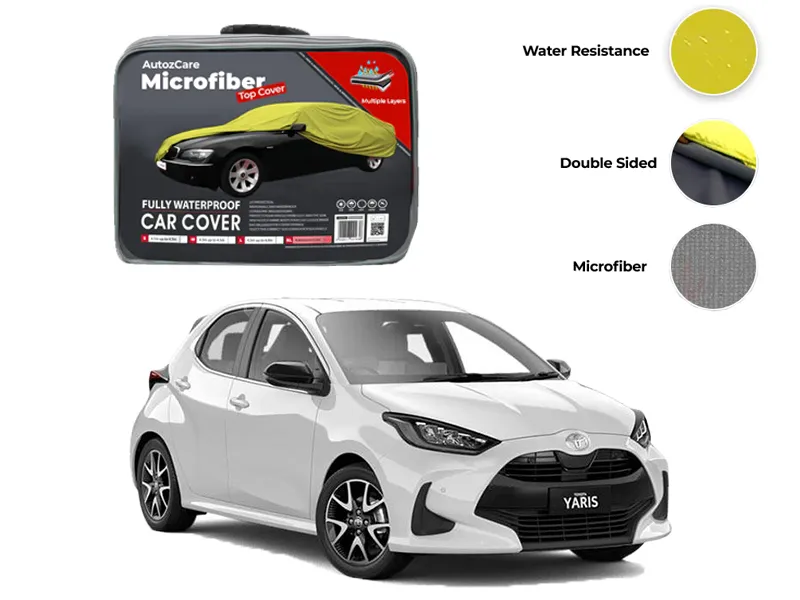 Toyota Yaris Hybrid Microfiber Top Cover - Model 2019-2025 Image-1