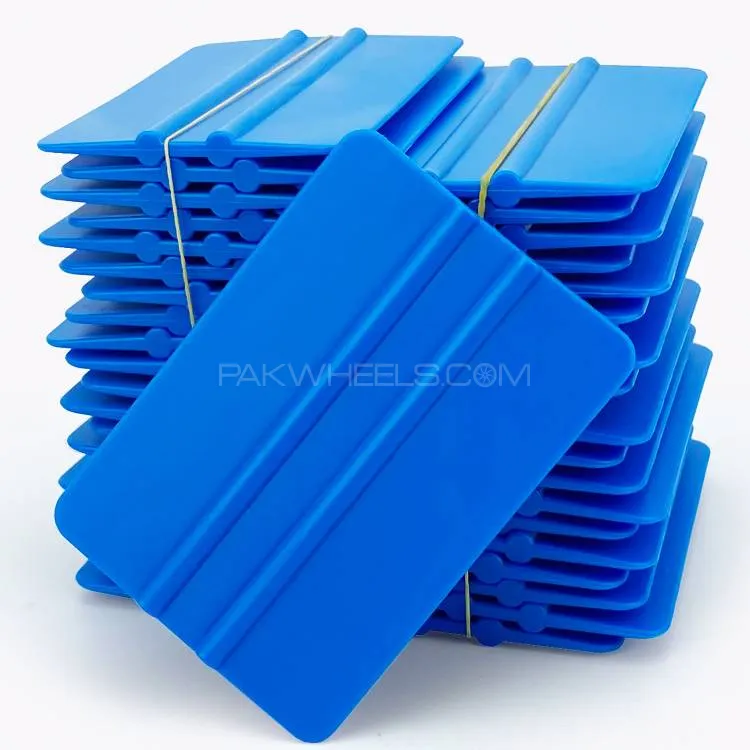 20pcs Blue Scraper Vinyl Scraper Squeegee Image-1