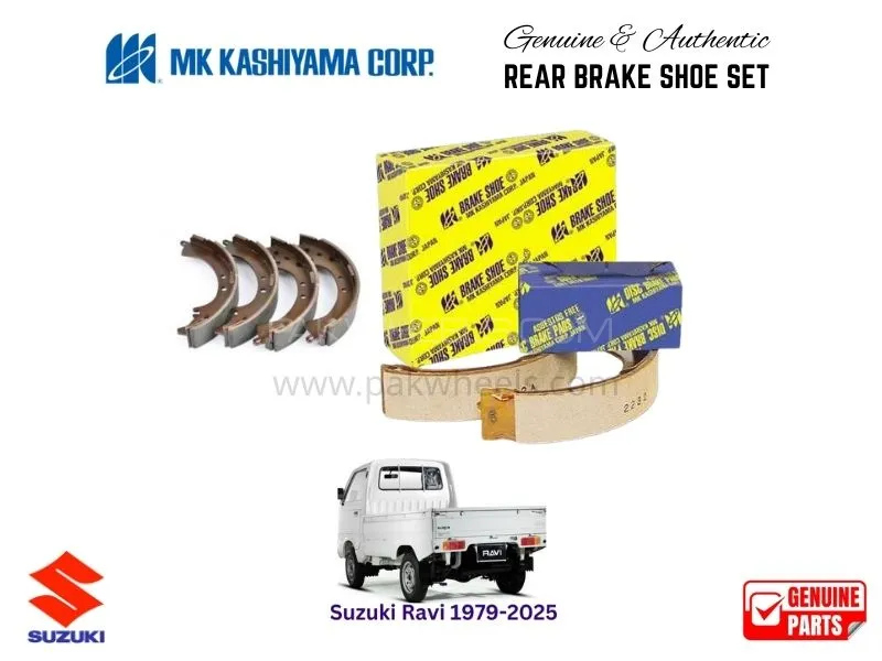 Suzuki Ravi 1979-2025 MK Japan Rear Brake Shoe Set Image-1