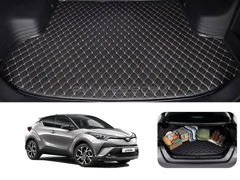 Toyota C-HR 7D Custom Car Trunk Mat - Model 2016-2025 Image-1
