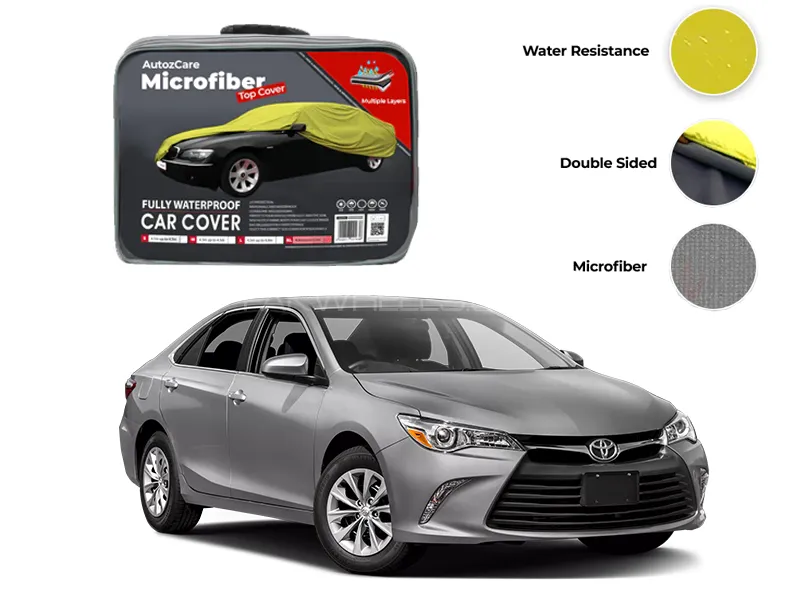 Toyota Camry Microfiber Car Top Cover - Model 2012-2017 Image-1