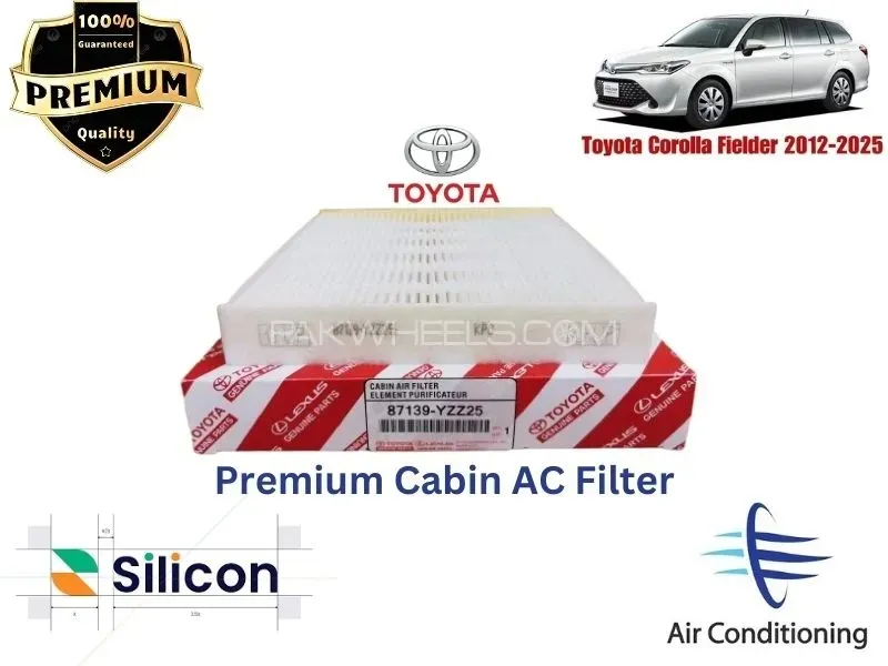 Toyota Corolla Fielder 2012-2025 Premium Quality Cabin Filter - Imported Image-1