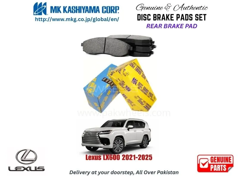 Lexus LX600 2021-2025 Rear Brake Pads MK Japan Image-1