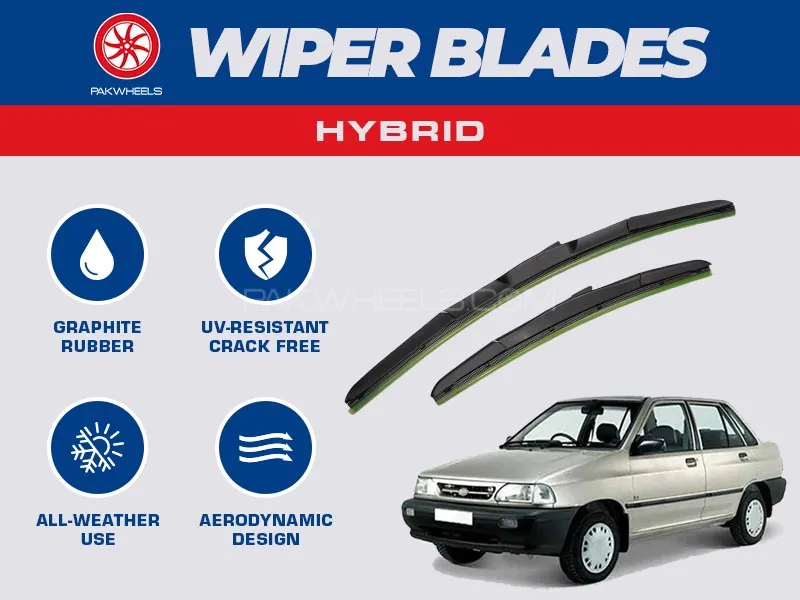 PakWheels Hybrid Wiper Blades For Kia Classic Image-1
