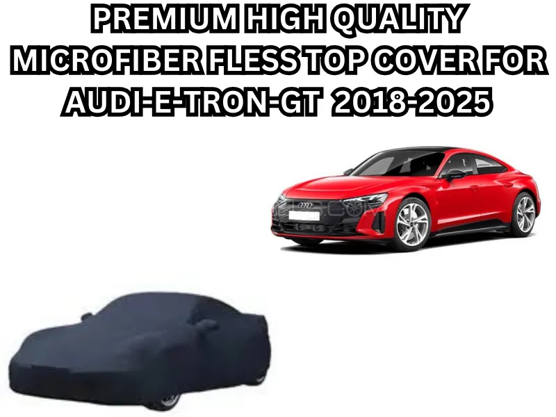 Premium High-Quality Microfiber Fleece Water Top Cover – Black (For Audi e-tron GT, 2018–2025) Image-1