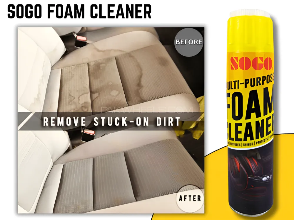 Sogo Car Care Foam Cleaner Spray Multi-Purpose Foam Cleaner. Image-1