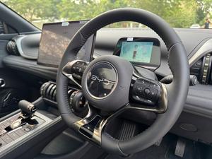 BYD ATTO 3 ADVANCE ZERO METER (49KWH)
Model 2025 || Registered 2025
Zero Meter
300 km 
Black Color
Black Interior
Radar
Push Start
Lane Assist
Cruise Control
DRL's
Panoramic Roof
Auto Led Projector Headlamp 
Range Upto 420km (150KW)
Power Boot
15.6 Rotating Display with Apple Carplay & Android Auto
Multimedia Steering wheel 
Auto Retractable Mirror 
Parking Sensors 
Collision Assist Monitor
Electric powered Seats (Front)
Drive Mode (Eco,Normal,Sports)
And Many More Options  
See to Believe
EXCHANGE POSSIBLE WITH ANY CAR

For inspection
Available at SUPREME CARS
Plot # 151/F,Under Imam heights,Shop no.1&2, Main Khalid Bin Walid Rd, Karachi, Sindh 75400

|  Premium Cars  |  Best Prices  |  Optimum Performance | 
#supremecarsgang
