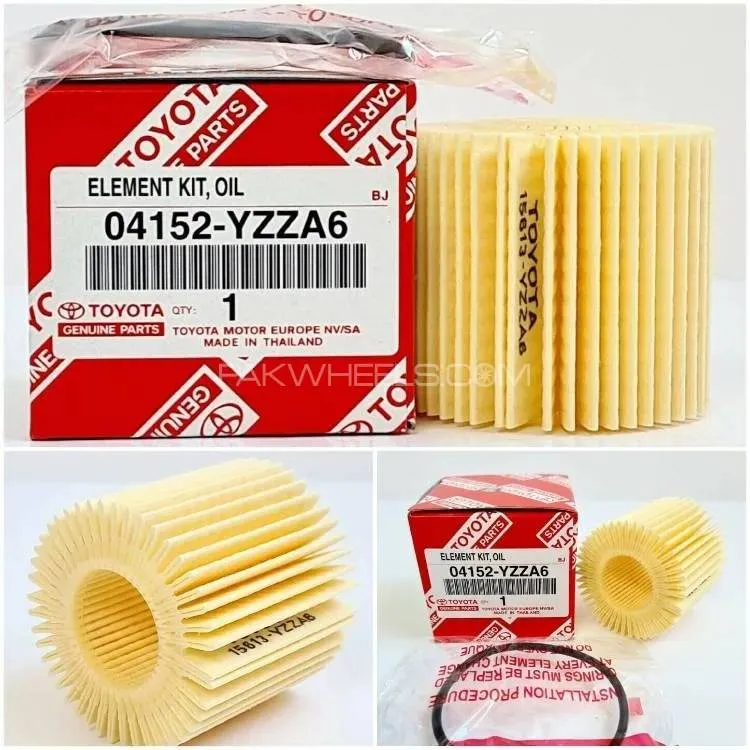 Toyota Genuine Oil Filter For Toyota Prius 2009 - 2015 1.8 OEM Number 04152-YZZA6 Image-1