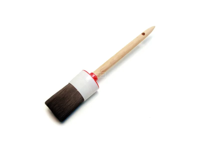 Round Head Car & Bike Detailing Brush – Precision Cleaning for Curved & Hard-to-Reach Areas Image-1