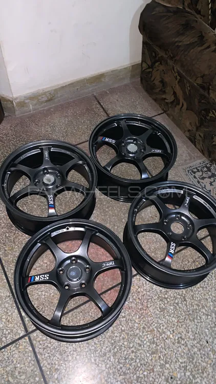17 inch Ssr Type c 5*114 pcd 7jj light weight 10/10 Image-1