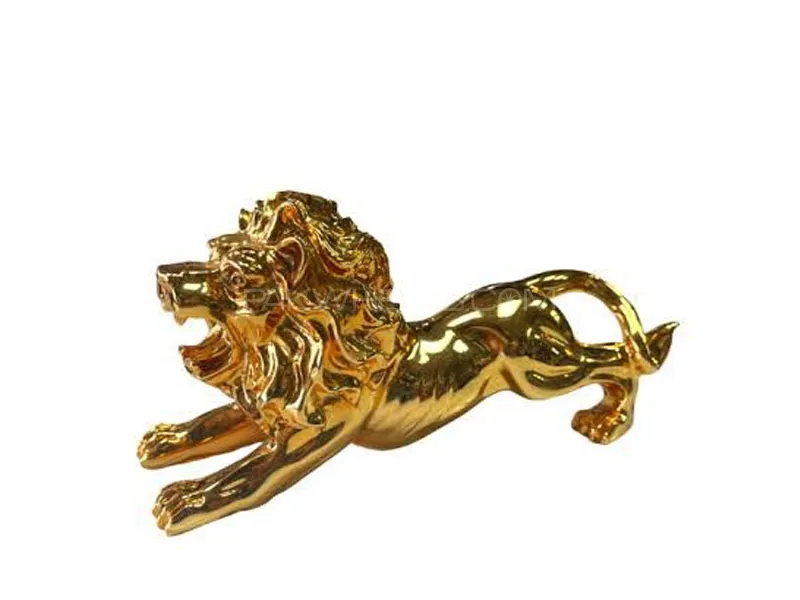 Golden lion Car Dashboard Decoration Image-1