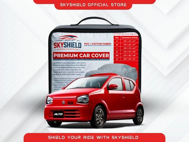 Car Covers PVC and Non Woven Fabric - Suzuki New Alto 2022 Top Cover Car Care Image-1