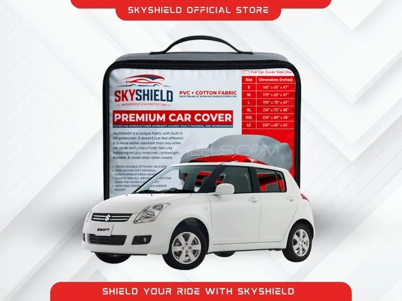 Car Covers PVC and Non Woven Fabric - Suzuki Old Swift Top Cover Car Care Image-1