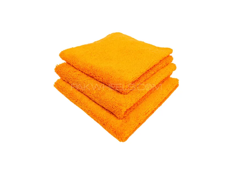 Edgeless Microfiber Towel – Pack of 3 (Multi-Color) Image-1