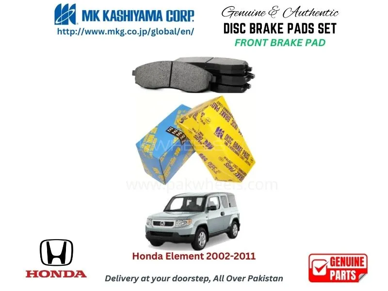 Honda Element 2002-2011 FRONT BRAKE PADS MK JAPAN Image-1