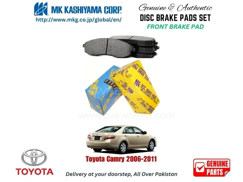 Toyota Camry 2006-2011 FRONT BRAKE PADS MK JAPAN Image-1