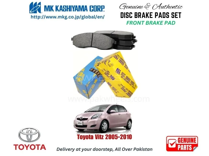 Toyota Vitz 2005-2010 FRONT BRAKE PADS MK JAPAN Image-1
