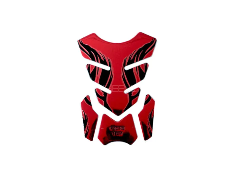 Universal Motorcycle Fuel Tank Pad – 3D Decal Sticker (Random Color) Image-1
