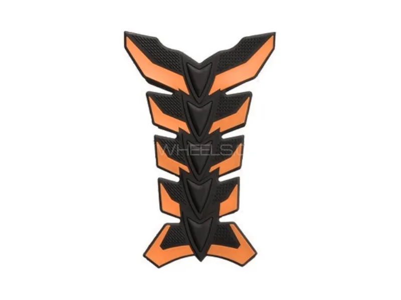 Universal Rubber Tank Pad – Fuel Tank Protector (Random Color) Image-1
