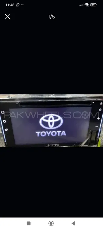 geniune toyota Yaris video Player usb audio vedio Image-1