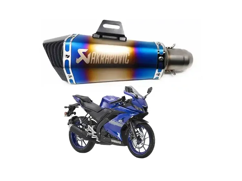 Akrapovic R15 Performance Exhaust – Universal Fit for 125cc to 500cc Motorcycles Image-1
