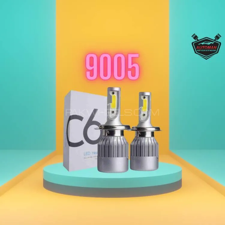 C6 LED Headlight Bulb 36W 3800LM – Grip9005  Image-1