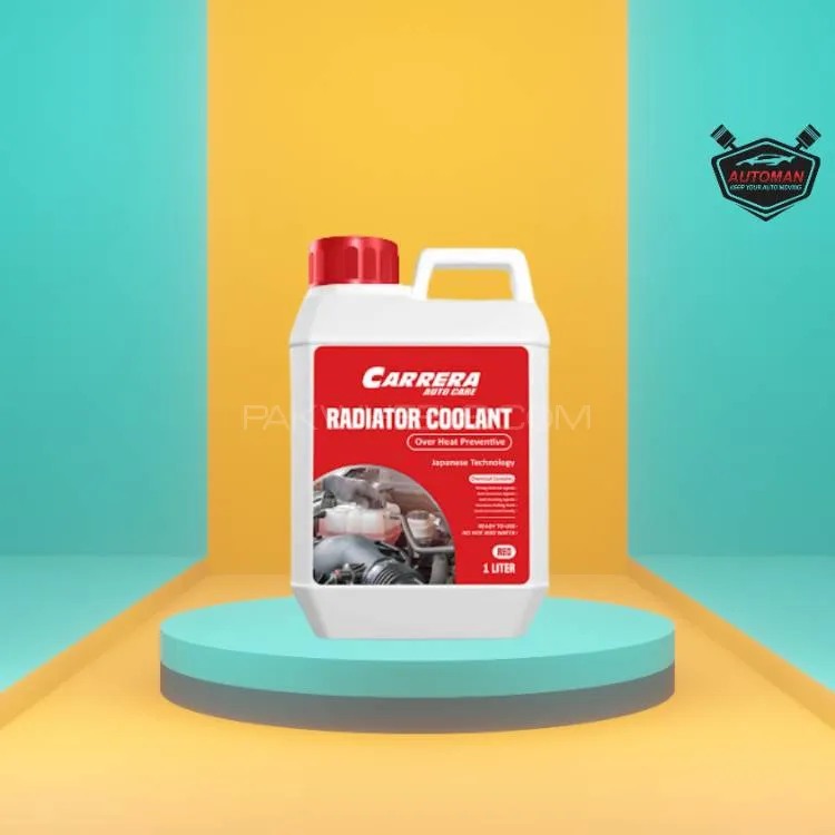 Carrera Coolant 1 Liter Red – High-Performance Engine Coolant for Optimal Temperature Control Image-1